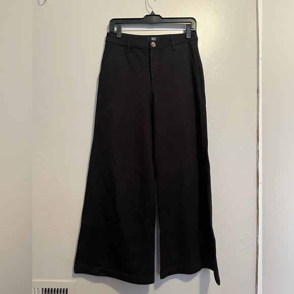 Kut from the Kloth Meg High Rise Wide Leg Black Trouser - Picture 2 of 12